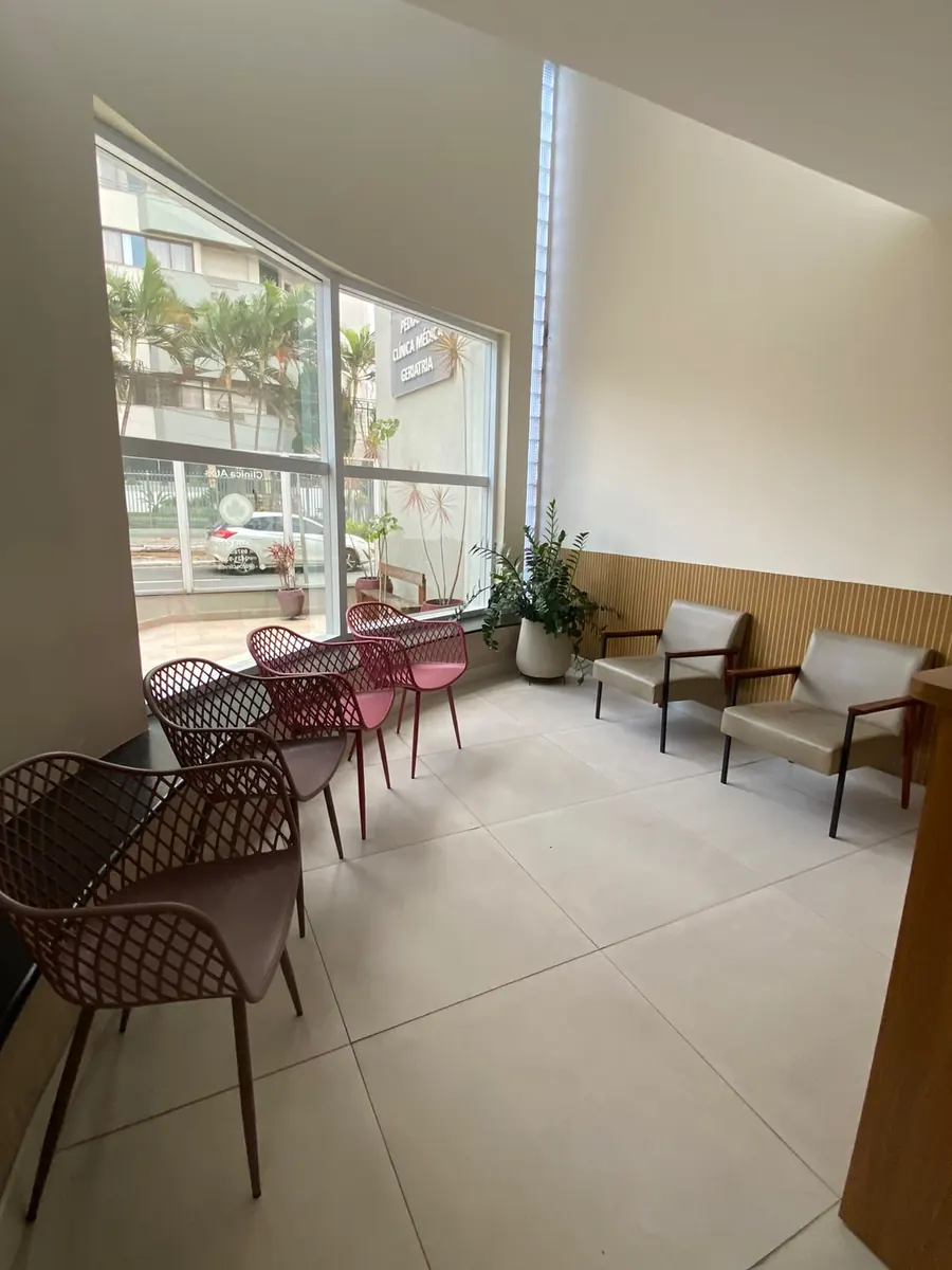 Sala de espera da Clínica Médica Atos.